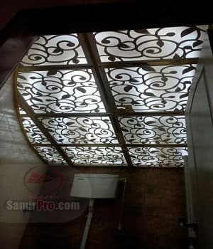 اجرای سقف کاذب سرویس