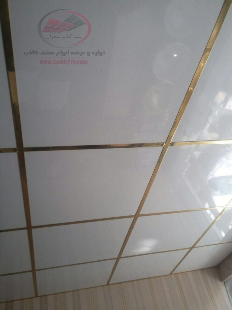 تایل پی وی سی سفید براق
