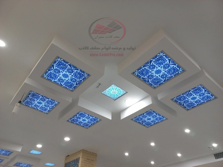 اجرا و نصب سقف کاذب مسجد
