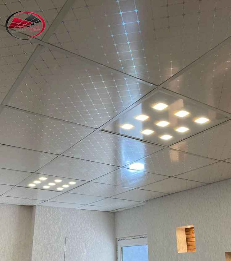 خلاقیت در اجرای سقف کاذب پارکینگ