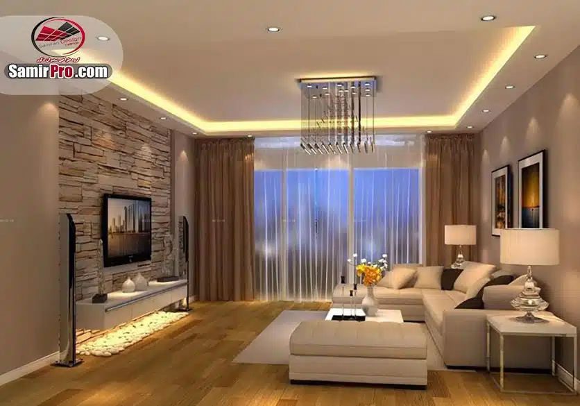 نورپردازی در سقف کاذب