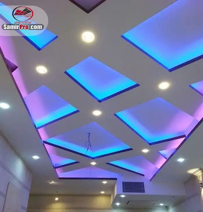 ایده های نورپردازی سقف کاذب در دکوراسیون داخلی
