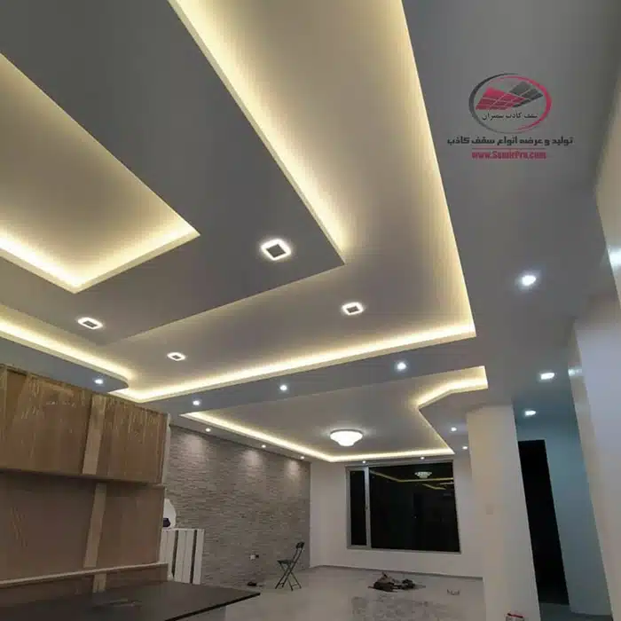 ایجاد نورپردازی لایهای در سقف کاذب