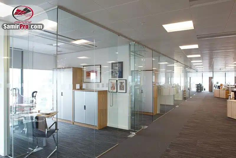 جدیدترین مدل های دیوار کاذب شیشه ای