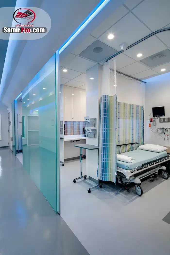 اجرای سقف کاذب در فضای بیمارستان