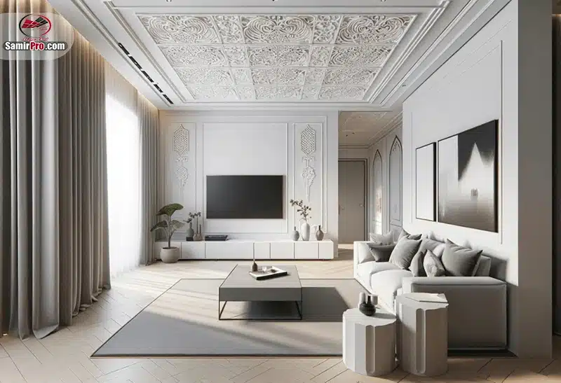 سقف مینیمال گچی