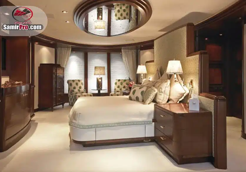 کاربرد سقف آینه ای در اتاق خواب های کوچک