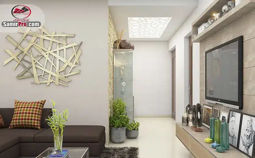 چیدمان سقف کاذب برای فضاهای کوچک